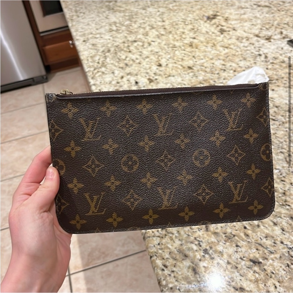 Louis Vuitton Striped Clutch